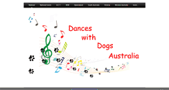 Desktop Screenshot of danceswithdogsaustralia.com