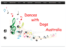 Tablet Screenshot of danceswithdogsaustralia.com